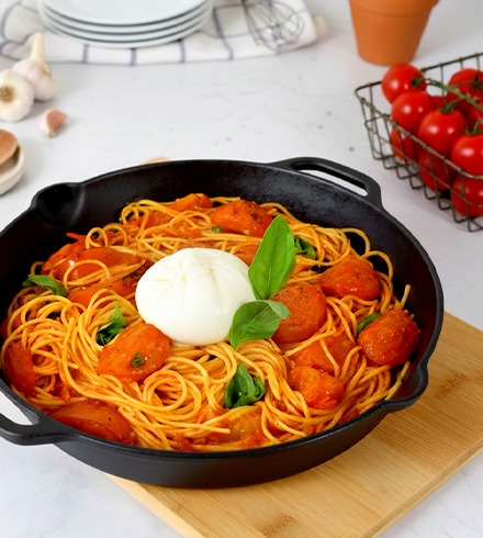 Pomodoro con burrata di bufala